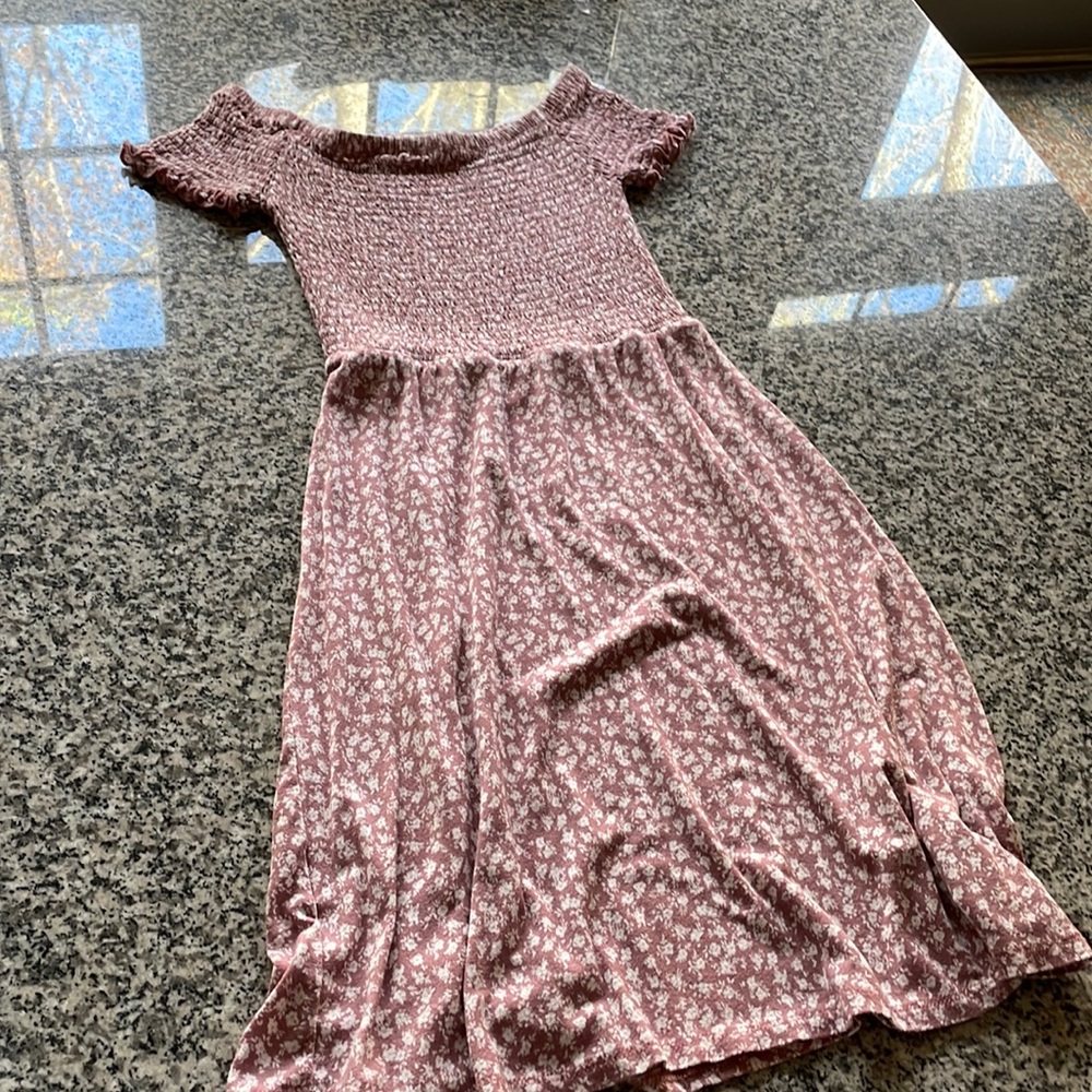 Pink rose dress